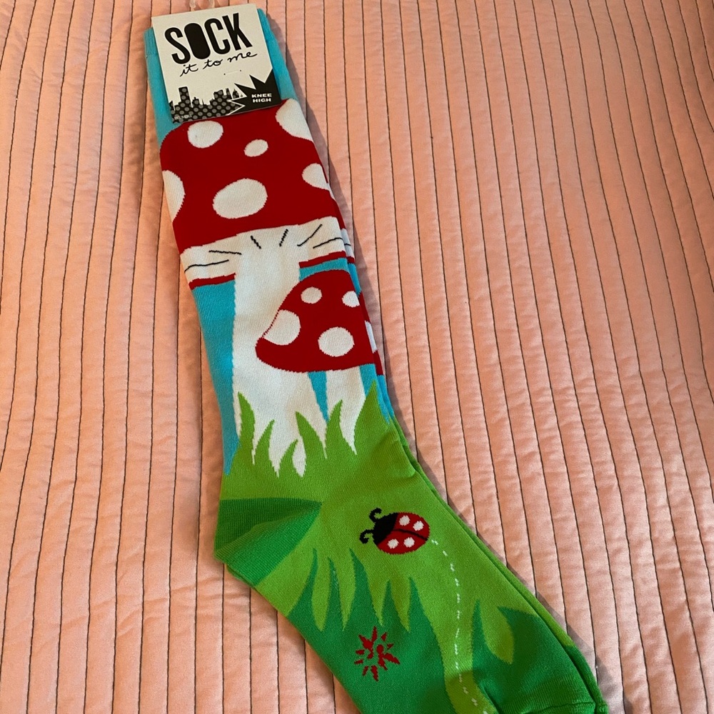 Mushroom Knee Socks